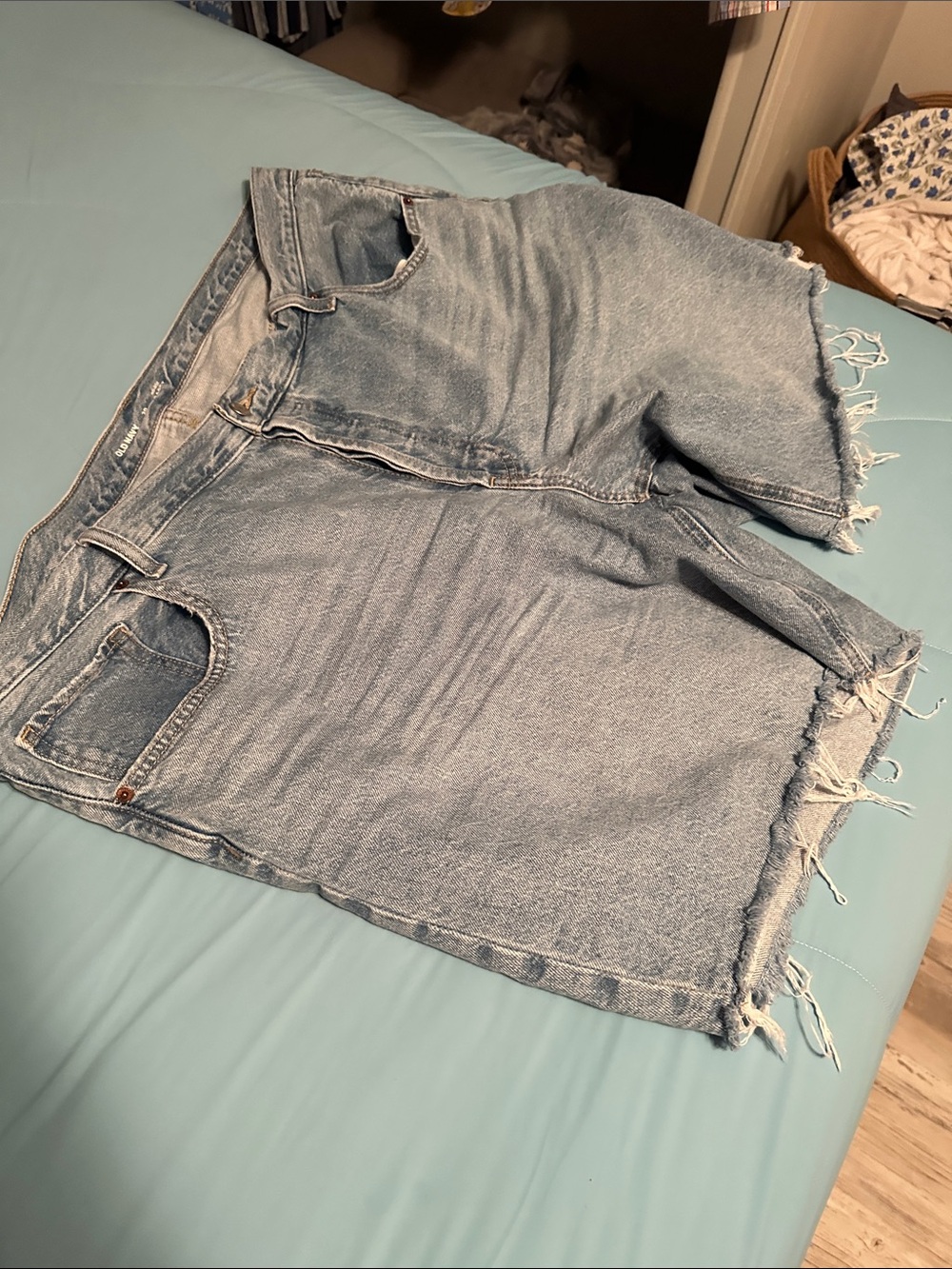 Old Navy Light Blue Denim Cutoff Jean Shorts